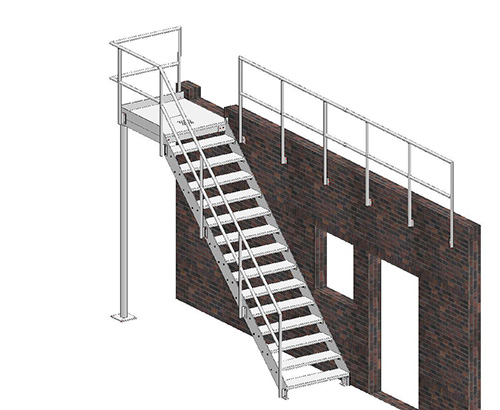 escalier à limon sur mesure