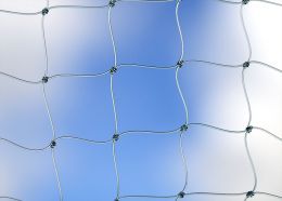 Filet de protection transparent, UV résistant, par m2,  en coupe